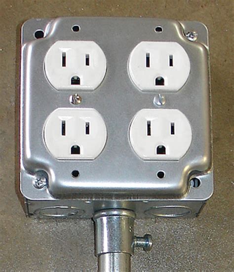 aluminum electrical outlet box|duplex metal electrical boxes.